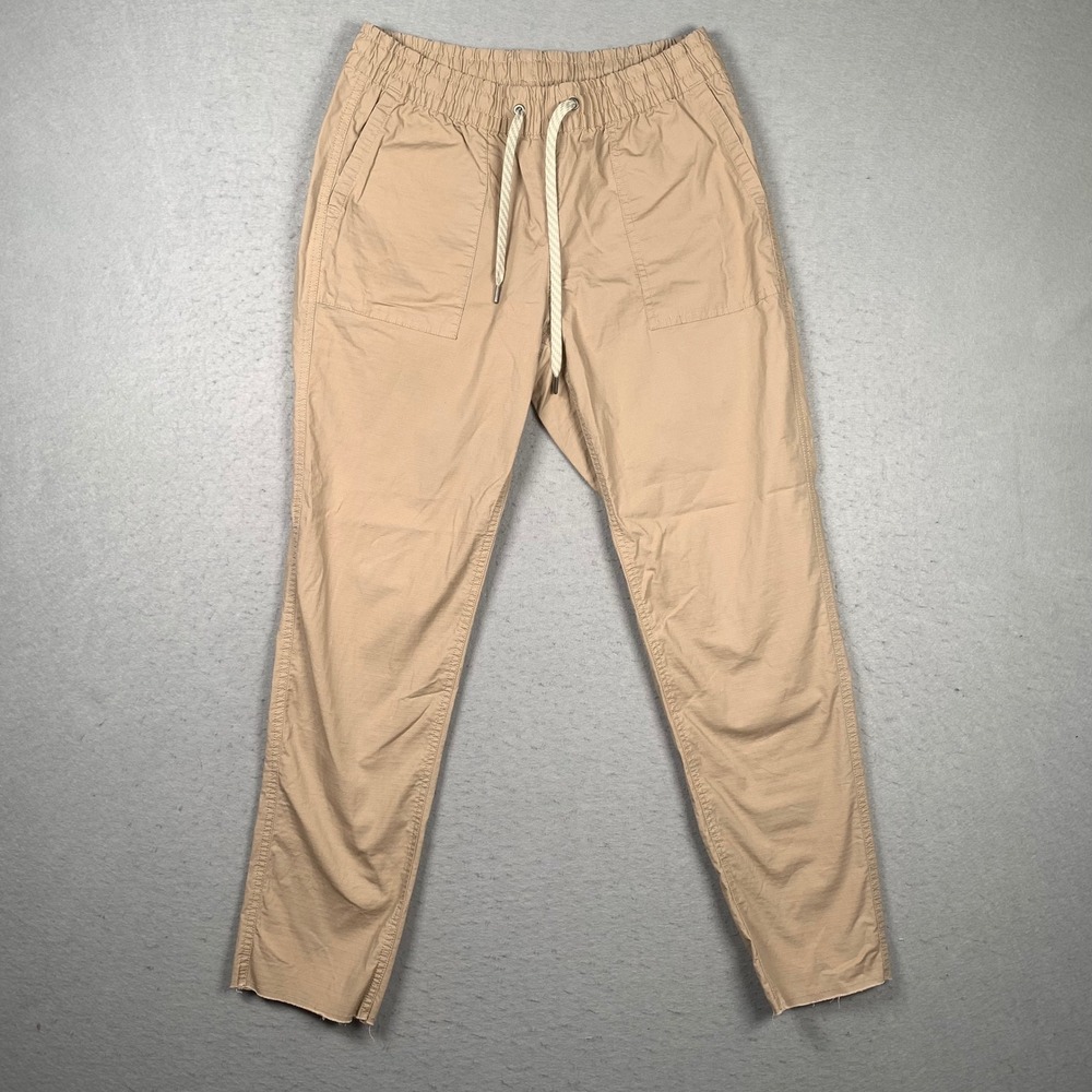 Vuori Ripstop Pant Women's Small Tan Khaki Hiking Climbing Stretch VW450 Joggers